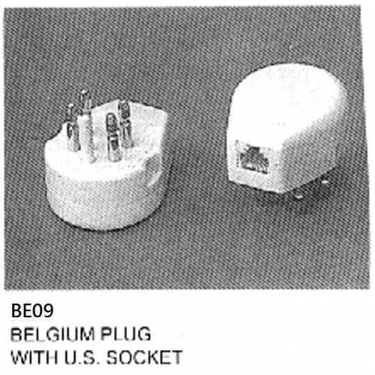 belgischer Stecker mit US-Buchse