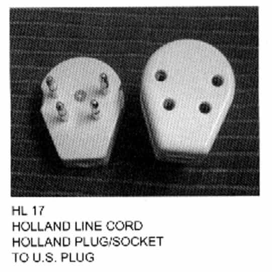 オランダのプラグ/ソケットから米国のプラグへ
